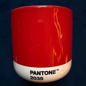 Pantone Red and White Mug